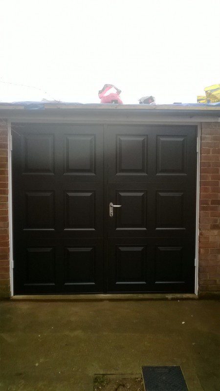 Side Hinged Garage Door (After)